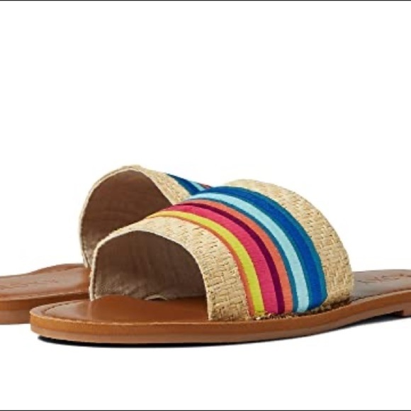 NWOT Roxy Kaia Slim Women's Beach Summer Sandals in Multicolour Straps Sz 7 - Picture 3 of 11